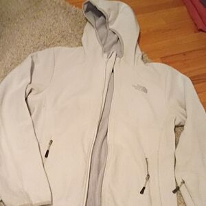 The North Face Women's Off-White Windwall Hooded Jacket